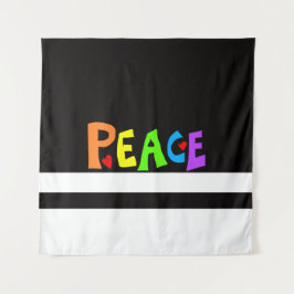 Tapiz MAZIPOODLES Peace Rainbow