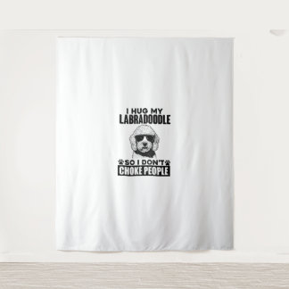 Tapiz Me Abrazo De Labradoodle Para No Ahogar A La Gente
