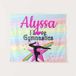 TAPIZ ME ENCANTA EL DISEÑO SUPER STAR DE GIMNASIA