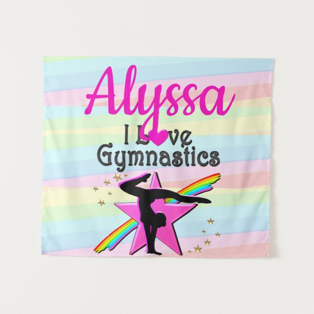 TAPIZ ME ENCANTA EL DISEÑO SUPER STAR DE GIMNASIA (Anverso (horizontal))