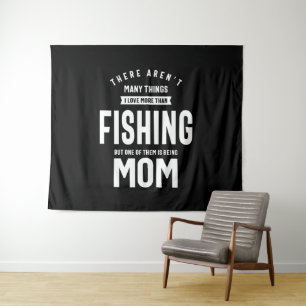 Tapiz Me encanta la pesca. Amo ser mamá