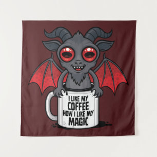 Tapiz Me Gusta Mi Café Como Me Gusta Mi Magia