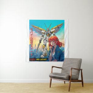 TAPIZ MECHA WARRIOR - ANGEL SUITE DE KAORI MK78