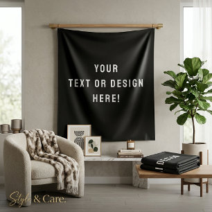 Tapiz Mediano Personalizado – Negro