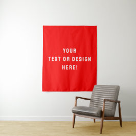 Tapiz medio personalizado - rojo y personalizado