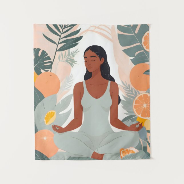 Tapiz Meditación de cítricos (Anverso)