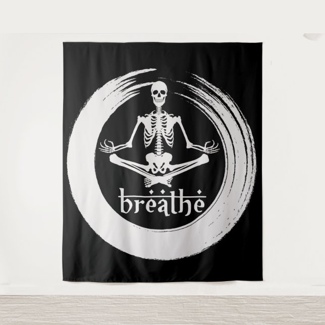 Tapiz Meditación de Skeleton (Anverso)