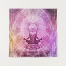 Meditación Zen Mandala Tapestry de Muros