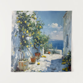 Tapiz Mediterranean Impressionism with Lemons