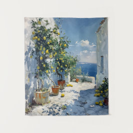 Tapiz Mediterranean Impressionism with Lemons