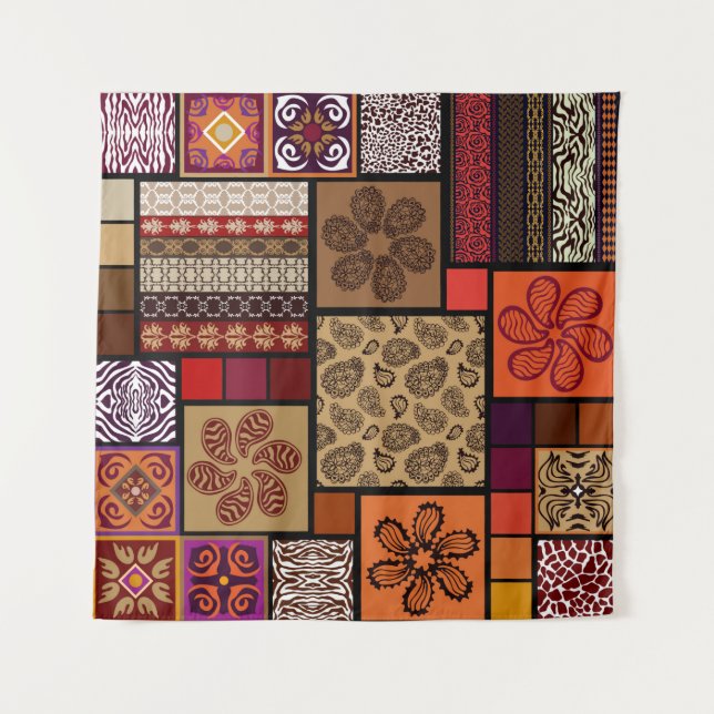 Tapiz Mega conjunto creativo de patrones sin costura ins (Anverso)