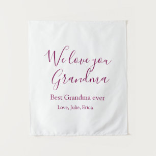 Tapiz mejor abuela jamás abuelos foto regalos clásicos