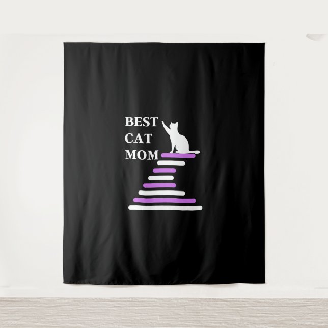 Tapiz Mejor Mamá De Gato (Anverso)