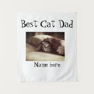 Tapiz mejor nombre de foto de papá gato para el día del 