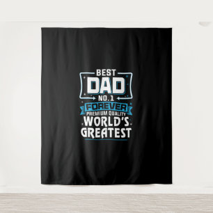Tapiz Mejor padre del mundo No.1