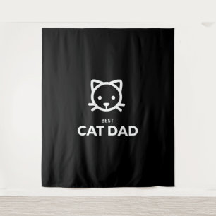 Tapiz Mejor Papá Gato