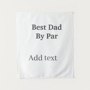 Tapiz Mejor papá por par gris negro día del padre nombre