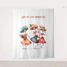 Tapiz Melodía de los Muertos Bailando, personalizado