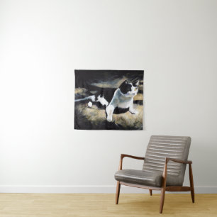 Tapiz Melvin el Bella Artes del gato