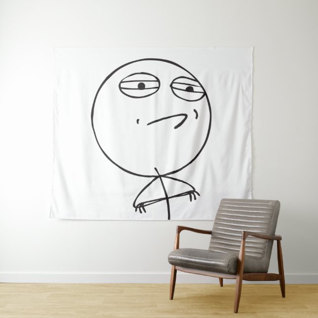 Tapiz memes reto aceptado le Me (In situ (horizontal))