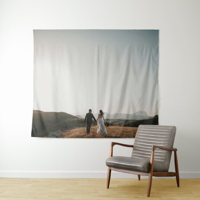 Tapiz Memoria fotográfica boda de las últimas malezas Ke (In situ (horizontal))