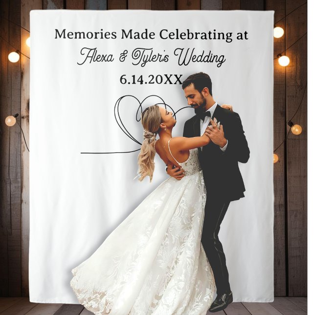Tapiz Memories Made at  Wedding Backdrop Photo Prop (Subido por el creador)