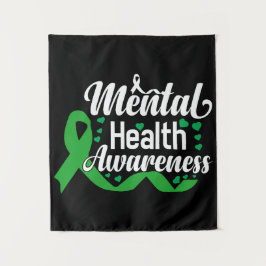 Tapiz Mes de concientización sobre la salud mental