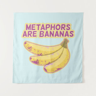 Tapiz Metáfora Tipografía divertida