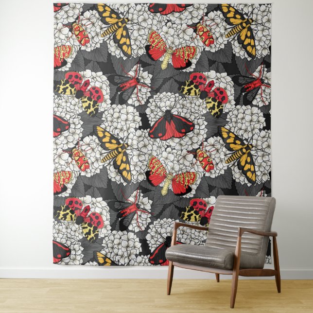 Tapiz Metas en hidrangea blanca (In situ)