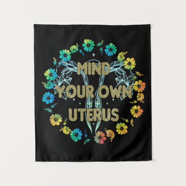 Tapiz Métete En Su Propio Uterus (Anverso)
