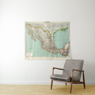 Tapiz Mexique - mapa de México