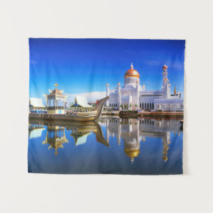 Tapiz Mezquita Sultan Omar Ali Saifuddien