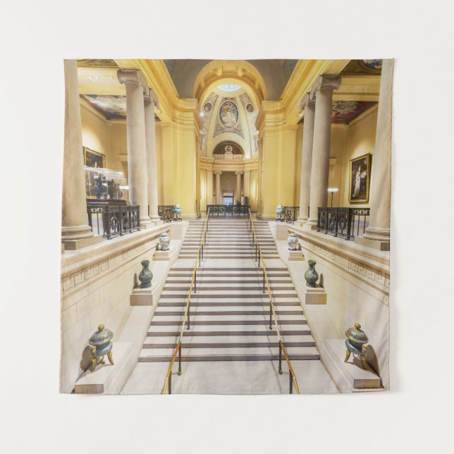 Tapiz MFA de Boston: monumento al arte estadounidense (Anverso)