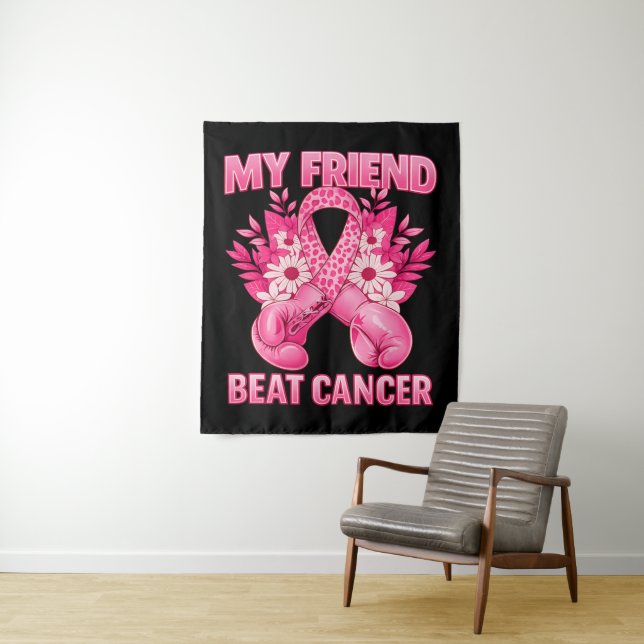 Tapiz Mi amigo venció el cáncer (In situ)
