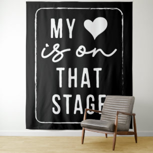 Tapiz Mi Corazón Está En Ese Escenario Bailar Mamá Vinta