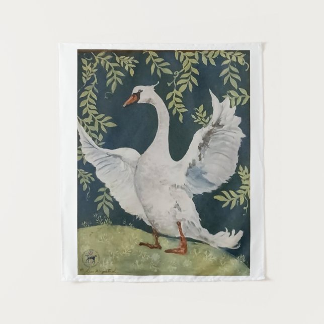 Tapiz mi dulce cisne (Anverso)