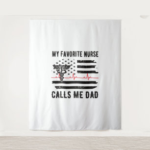 Tapiz Mi enfermera favorita me llama Enfermería de enfer