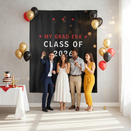 Tapiz Mi foto de la generación graduada de 2026 con estr