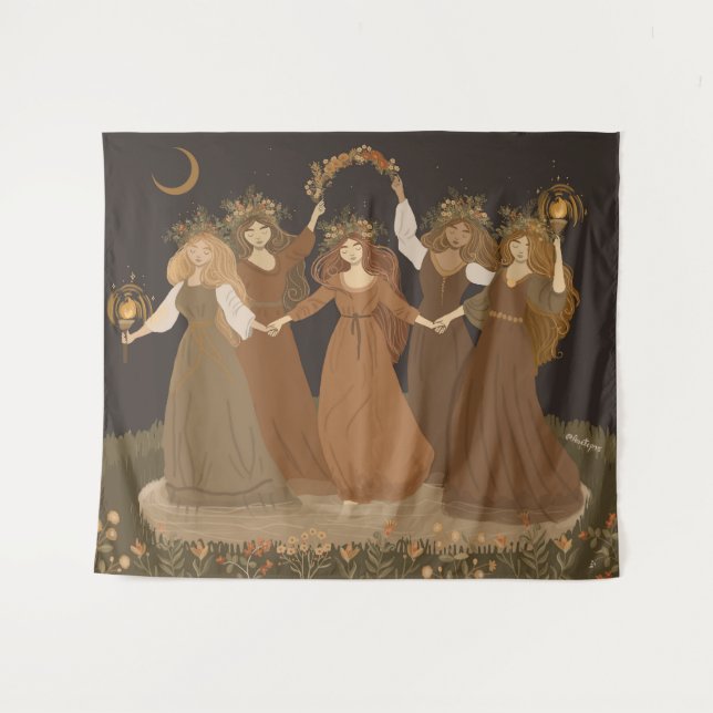 Tapiz MidSummer Maidens (Anverso (horizontal))