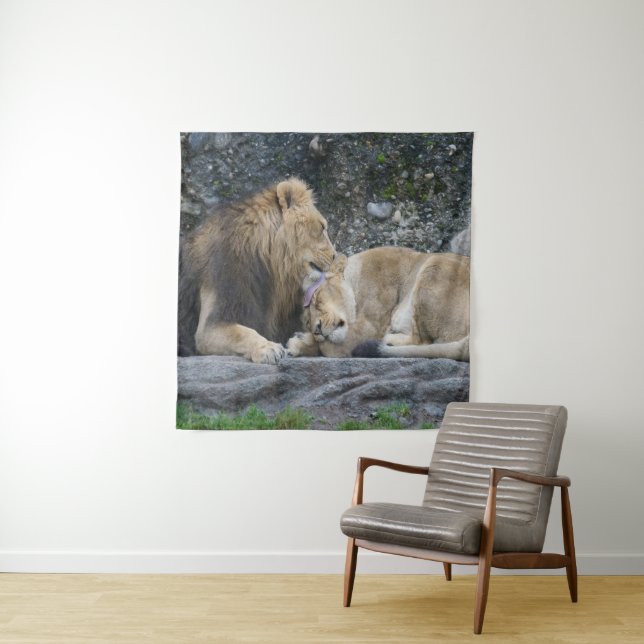 Tapiz Mighty Lion Love (In situ)