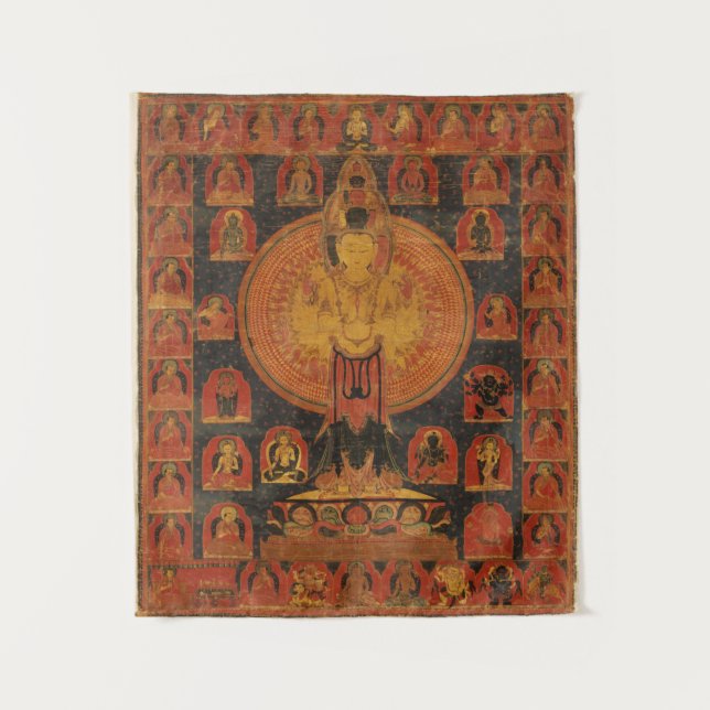 Tapiz Mil Chenresi Avalokiteshvara (Anverso)
