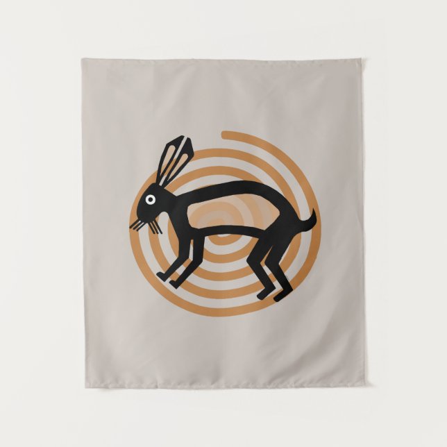 Tapiz Mimbres Rabbit Art (Anverso)
