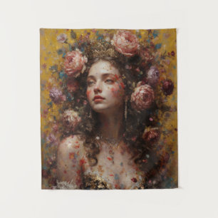 Tapiz Mini Flor de Oro – Arte de Pared