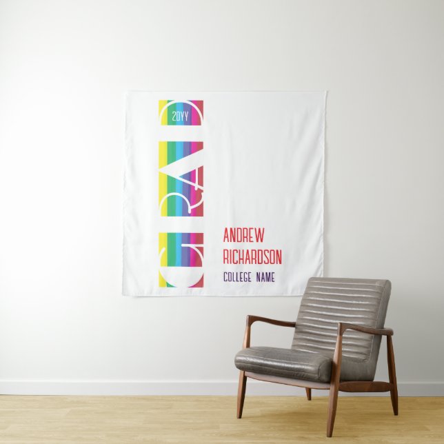 Tapiz Minimalist graduation stripe pattern (In situ)