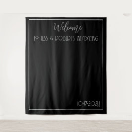 Tapiz Minimalista en negro y blanco