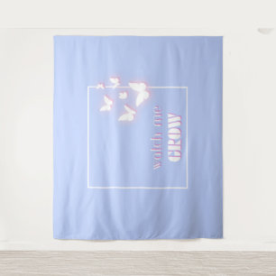 Tapiz Mírame crecer, Motivacional, Inspirador, Preppy