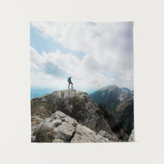 Tapiz Mirando nuevas aventuras (Anverso)