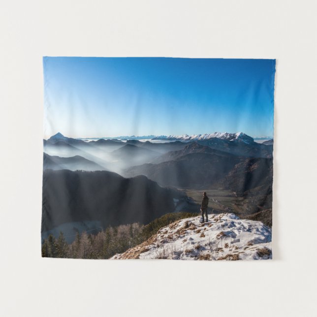 Tapiz Mirando nuevos horizontes (Anverso (horizontal))