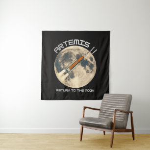 Tapiz misión lunar Artemis
