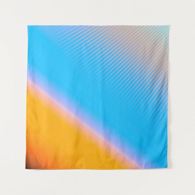Tapiz Misterio del Gradiente: Arte Abstracto Borroso. (Anverso)